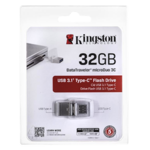 MEMORIA FLASH KINGSTON 32GB DTDUO USB 3.1 TIPO C