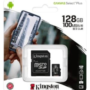 MEMORIA MICRO SDCS2 KINGSTON 128GB Clase 10